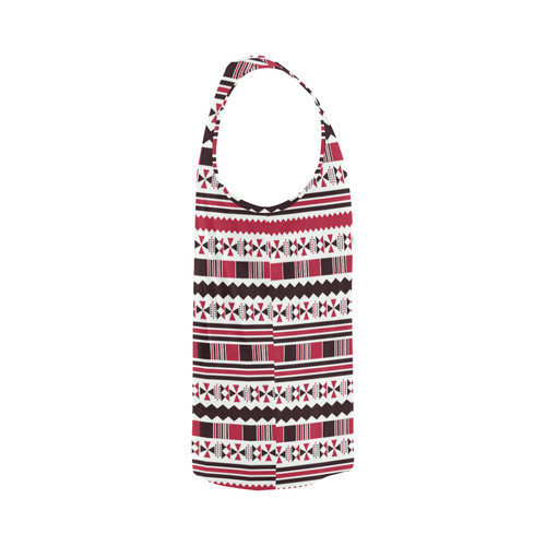 Red Aztec Tribal All Over Print Tank Top for Men (Model T43)