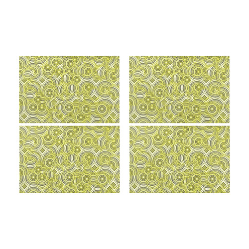 broken Pattern D by FeelGood Placemat 12’’ x 18’’ (Set of 4)