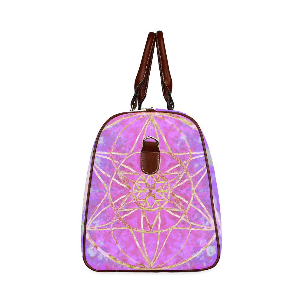 protection in purple colors Waterproof Travel Bag/Large (Model 1639)
