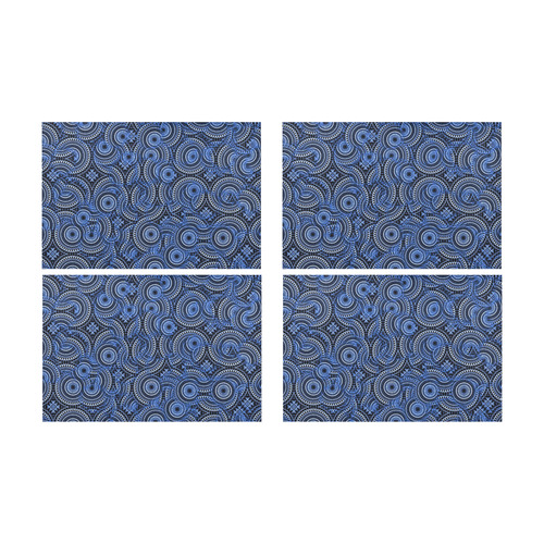 broken Pattern C by FeelGood Placemat 12’’ x 18’’ (Set of 4)