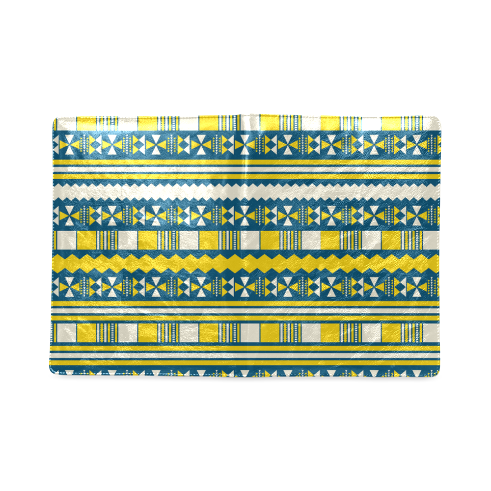 Blue With Yellow Aztec Custom NoteBook B5