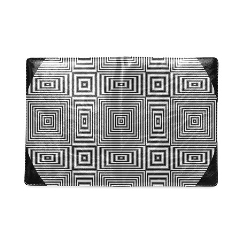 Flickering geometric optical illusion Black Borders Version Custom NoteBook B5