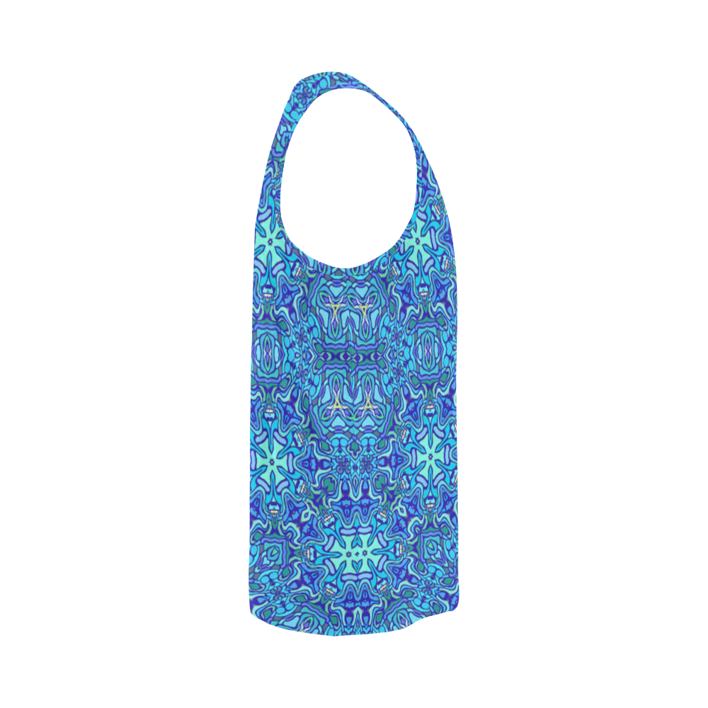 Oriental Pattern 02B by FeelGood All Over Print Tank Top for Men (Model T43)