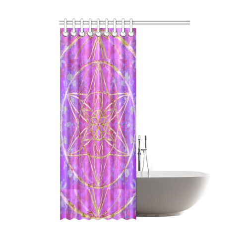 protection in purple colors Shower Curtain 48"x72"