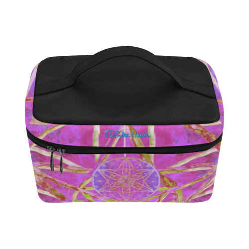protection in purple colors Lunch Bag/Large (Model 1658)