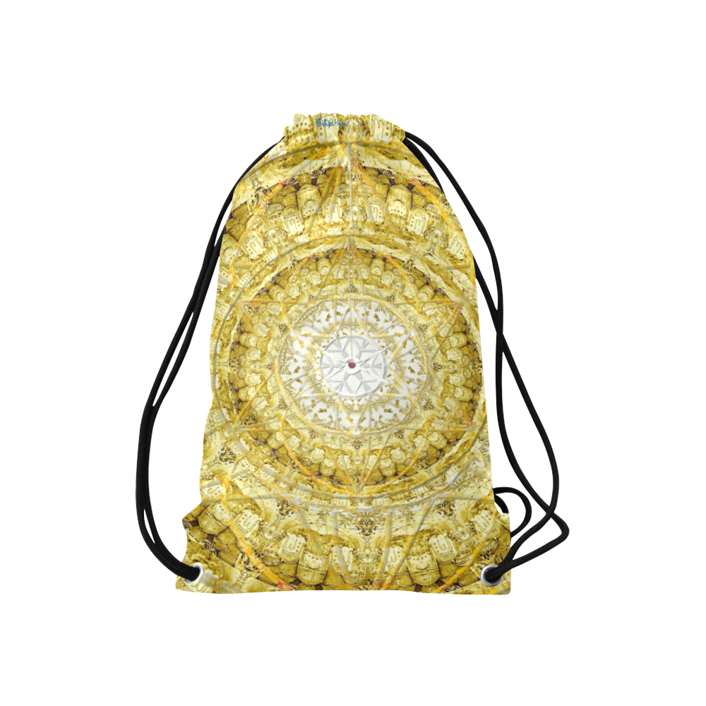protection from Jerusalem of gold Small Drawstring Bag Model 1604 (Twin Sides) 11"(W) * 17.7"(H)