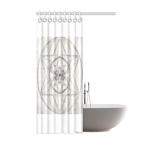 protection through fundamental mineral energy Shower Curtain 48"x72"