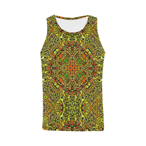 Oriental Pattern 01B by FeelGood All Over Print Tank Top for Men (Model T43)