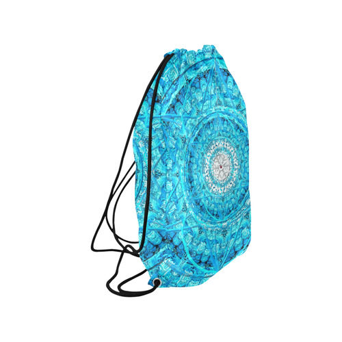 Protection from Jerusalem in blue Small Drawstring Bag Model 1604 (Twin Sides) 11"(W) * 17.7"(H)