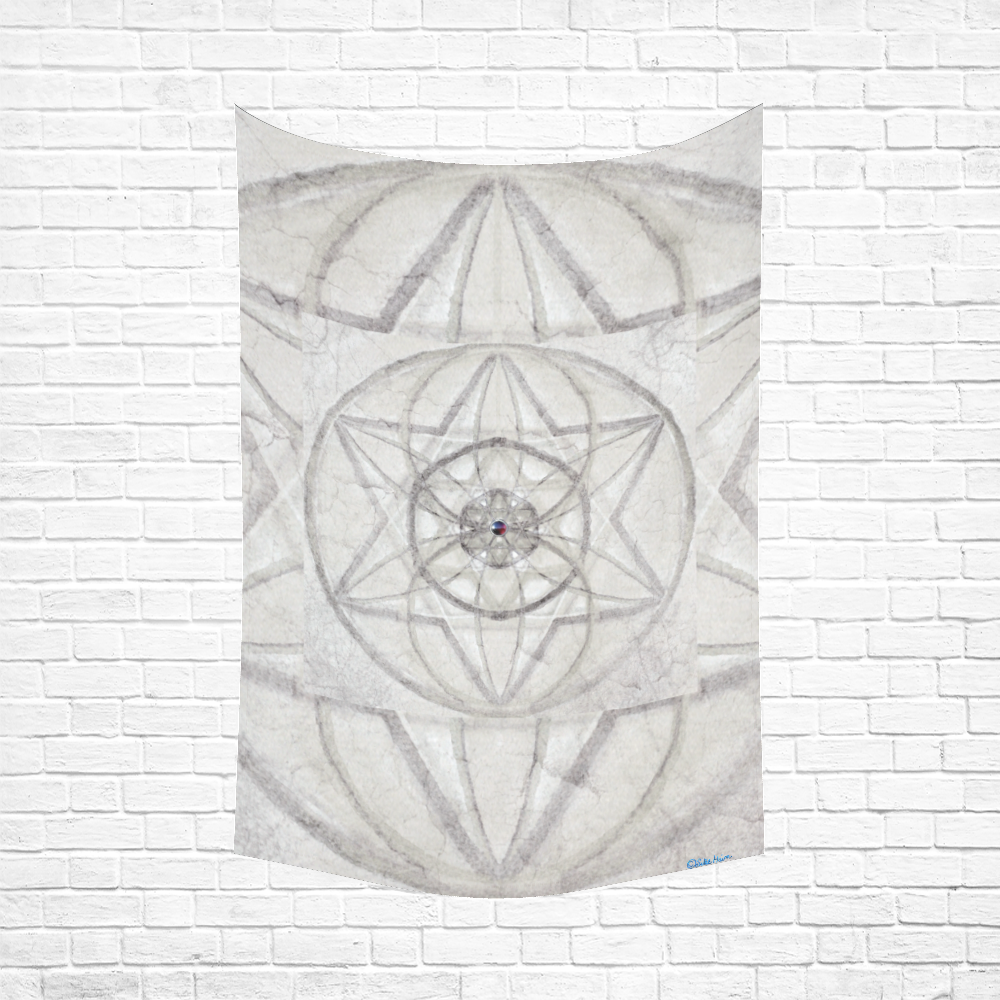protection through fundamental mineral energy Cotton Linen Wall Tapestry 60"x 90"