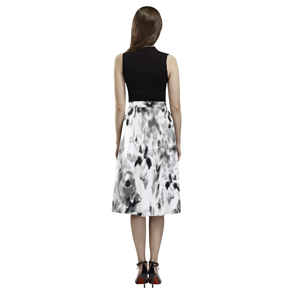 SeaBreezeBW06-01-17 Aoede Crepe Skirt (Model D16)