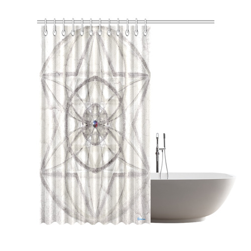 protection through fundamental mineral energy Shower Curtain 72"x84"