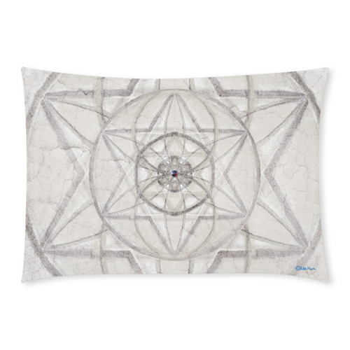 protection through fundamental mineral energy Custom Rectangle Pillow Case 20x30 (One Side)