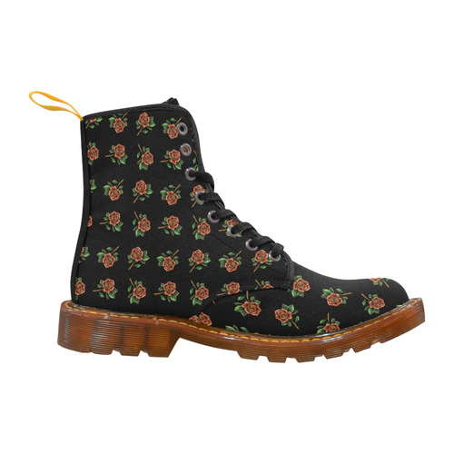 Rose Tattoos Martin Boots For Women Model 1203H