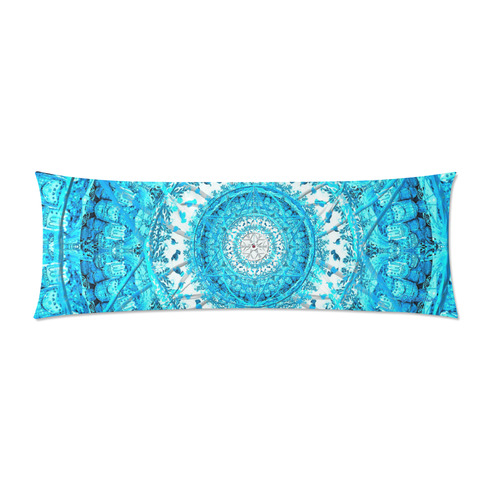 Protection from Jerusalem in blue Custom Zippered Pillow Case 21"x60"(Two Sides)