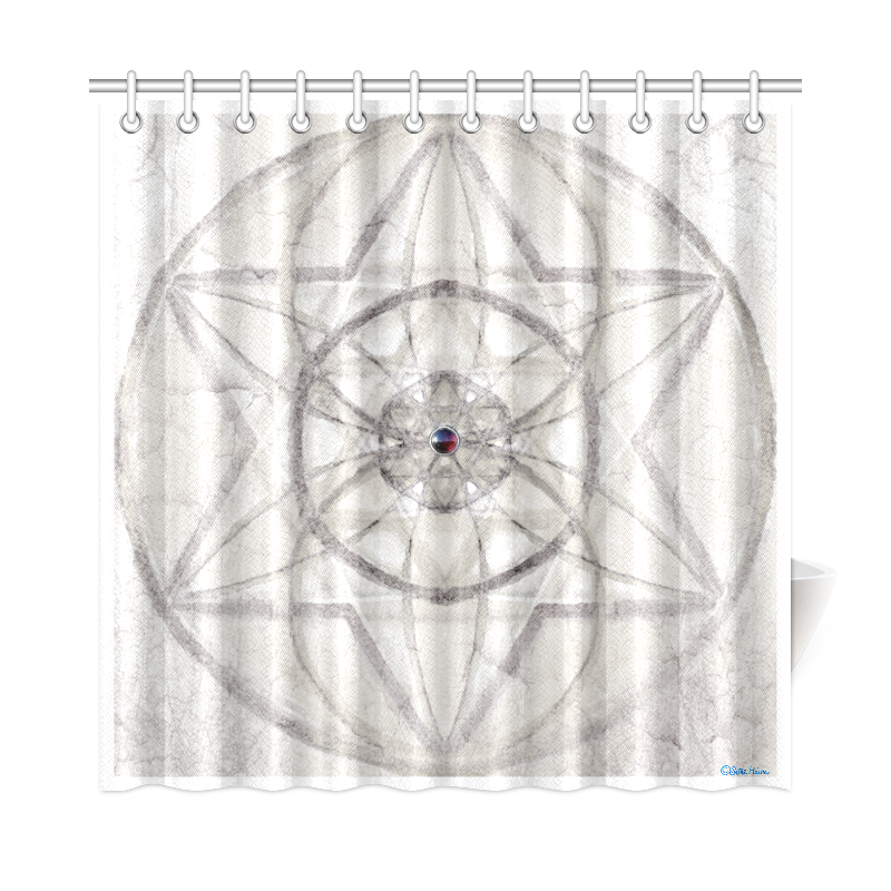 protection through fundamental mineral energy Shower Curtain 72"x72"