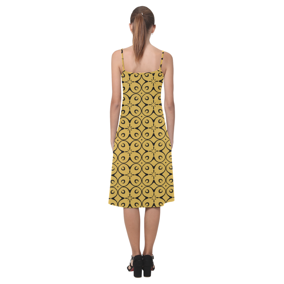 My Lucky Day Spicy Mustard Alcestis Slip Dress (Model D05)