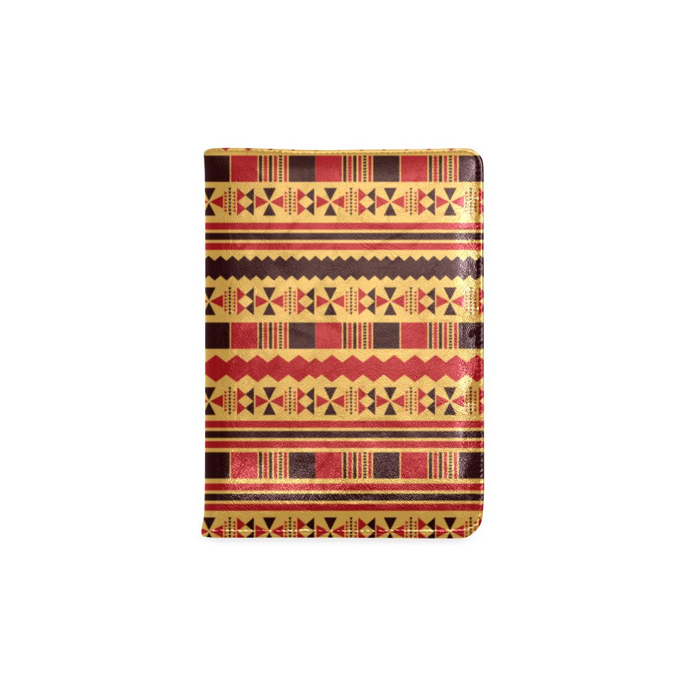 Yellow With Red Aztec Custom NoteBook A5