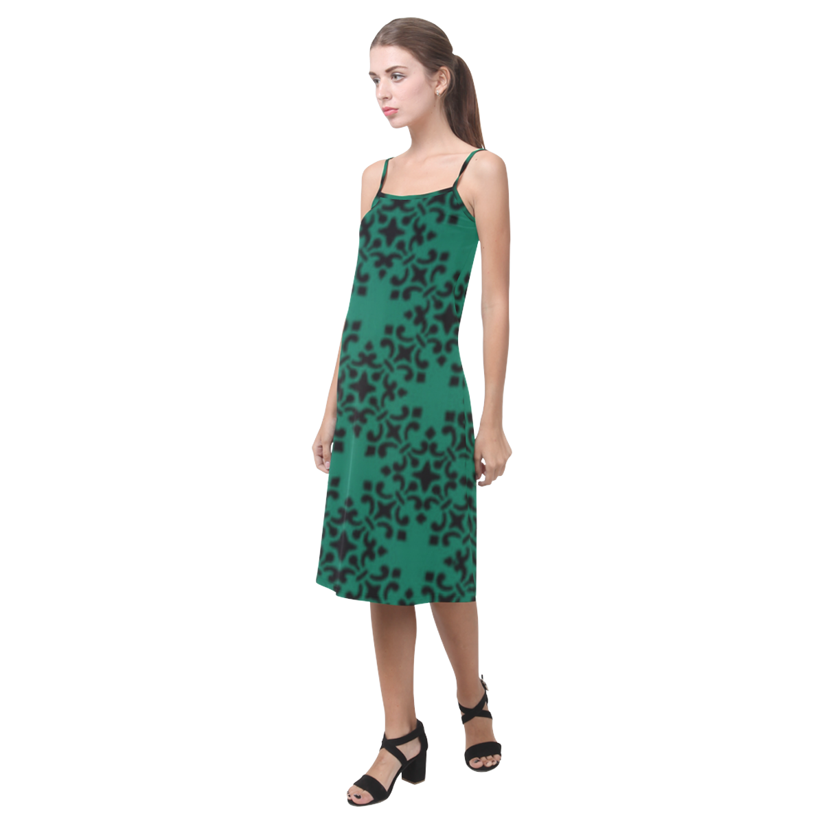 Lush Meadow Damask Alcestis Slip Dress (Model D05)