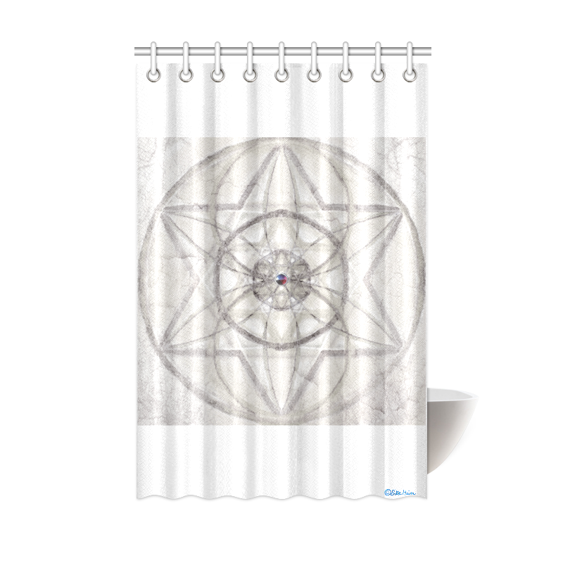 protection through fundamental mineral energy Shower Curtain 48"x72"