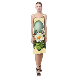 Vintage Easter Floral Alcestis Slip Dress (Model D05)