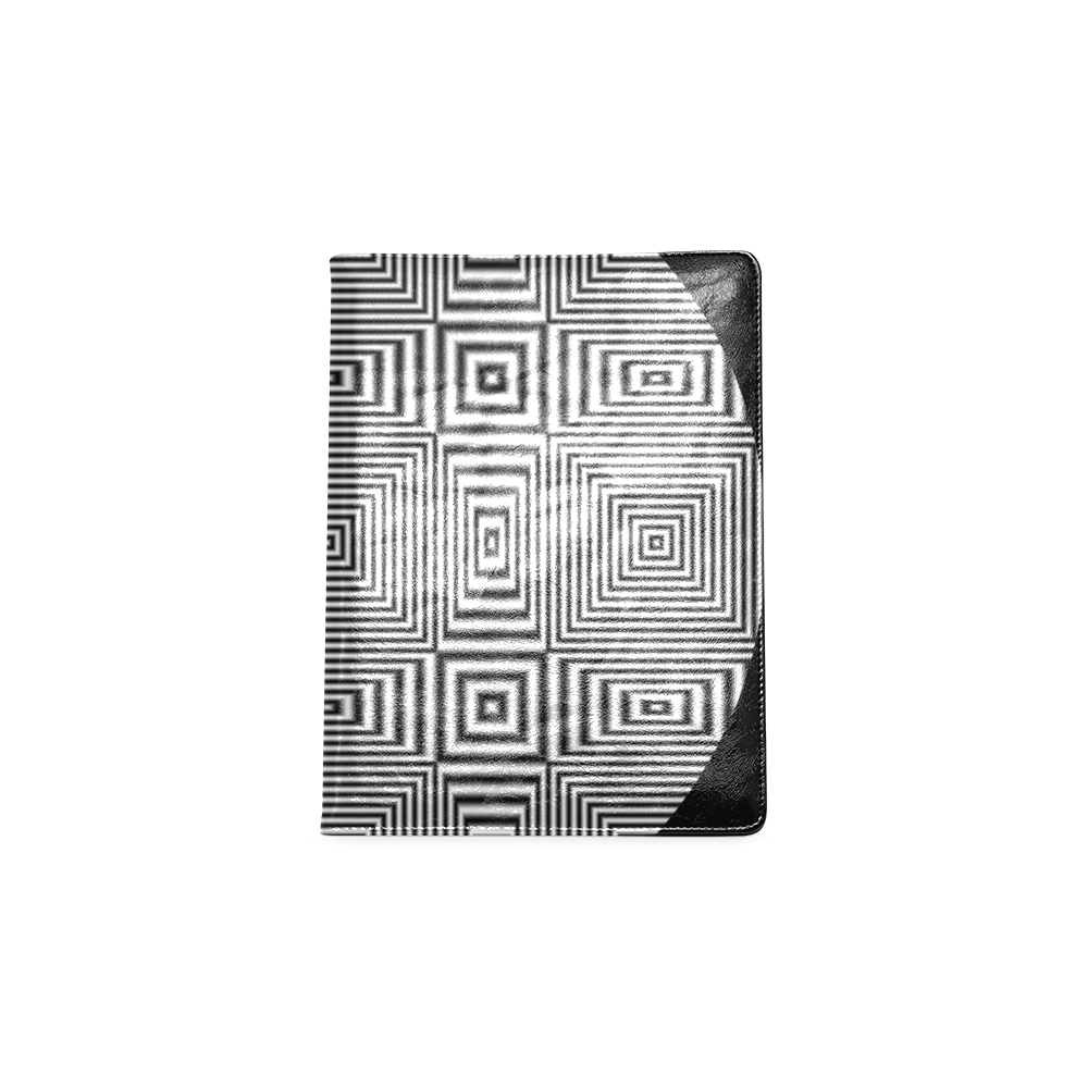 Flickering geometric optical illusion Black Borders Version Custom NoteBook B5
