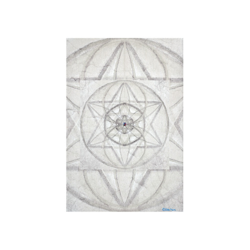 protection through fundamental mineral energy Cotton Linen Wall Tapestry 40"x 60"
