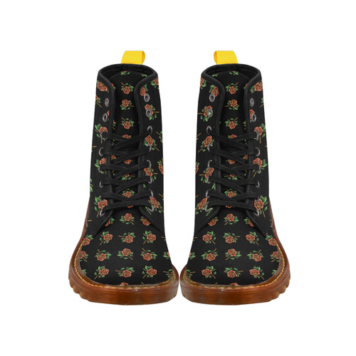 Rose Tattoos Martin Boots For Men Model 1203H