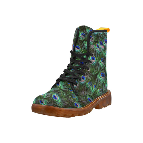 Peacock Feathers Martin Boots For Men Model 1203H