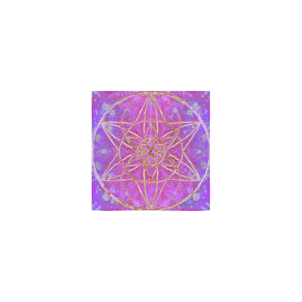 protection in purple colors Square Towel 13“x13”