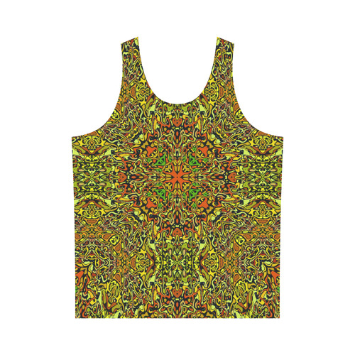 Oriental Pattern 01B by FeelGood All Over Print Tank Top for Men (Model T43)