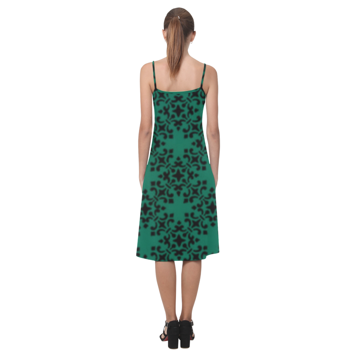 Lush Meadow Damask Alcestis Slip Dress (Model D05)