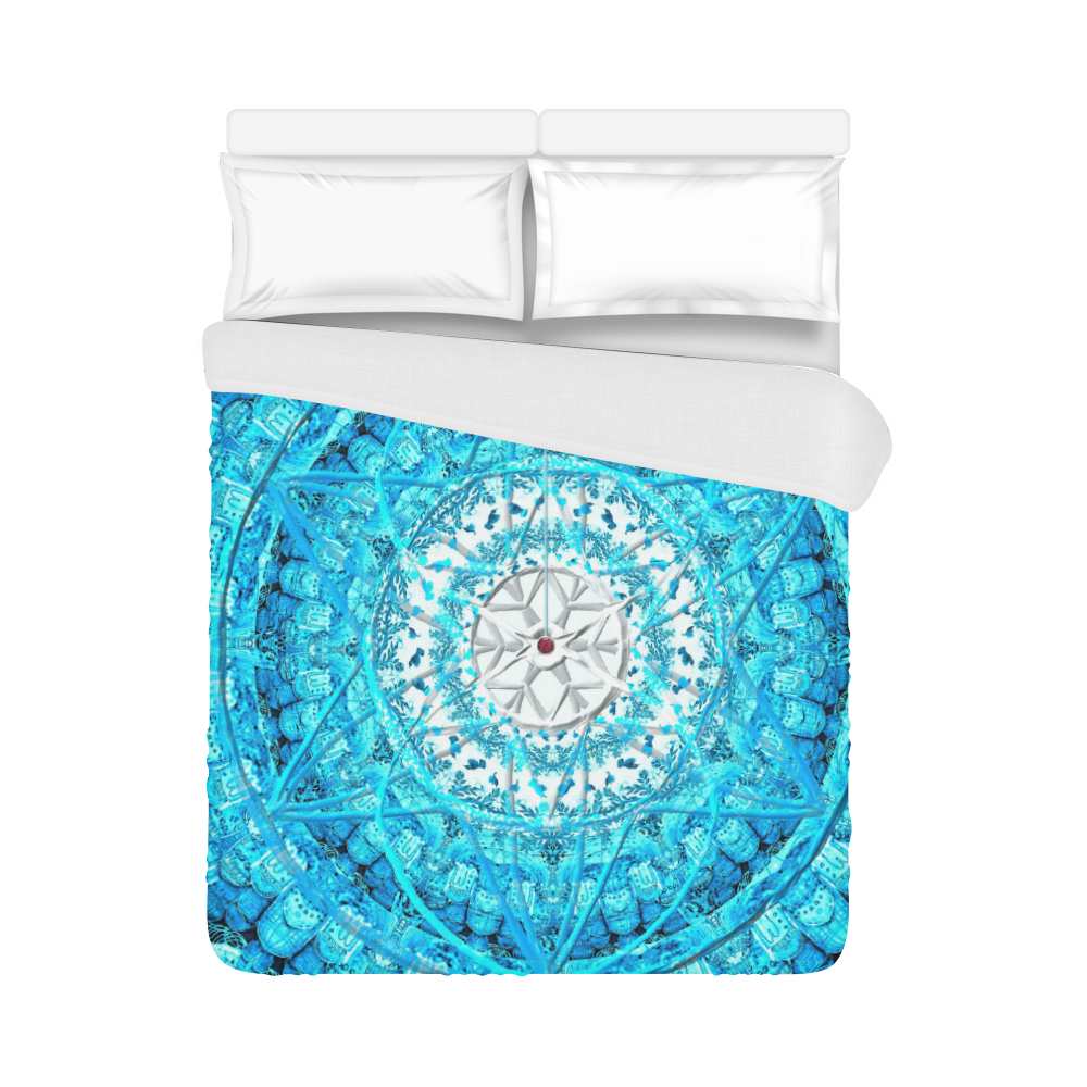 Protection from Jerusalem in blue Duvet Cover 86"x70" ( All-over-print)