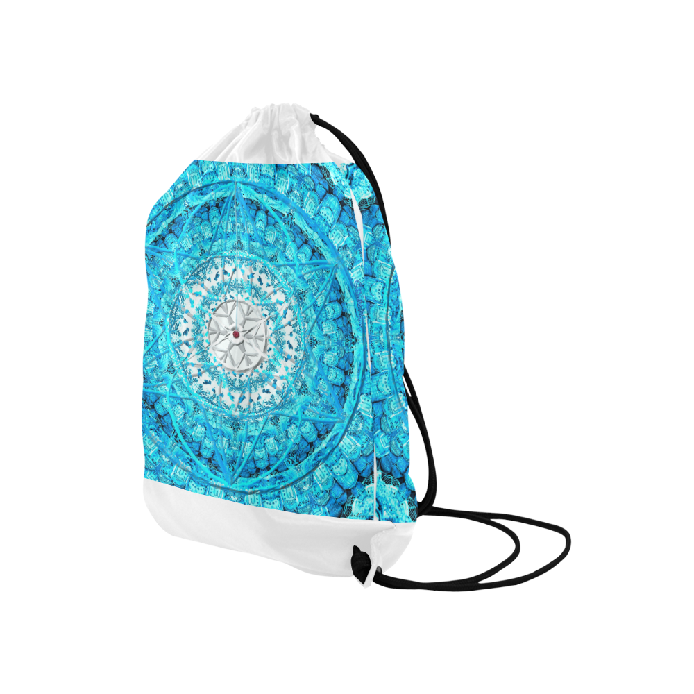 Protection from Jerusalem in blue Medium Drawstring Bag Model 1604 (Twin Sides) 13.8"(W) * 18.1"(H)