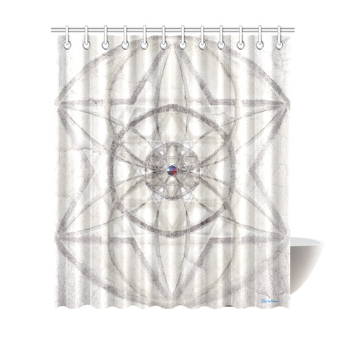 protection through fundamental mineral energy Shower Curtain 72"x84"