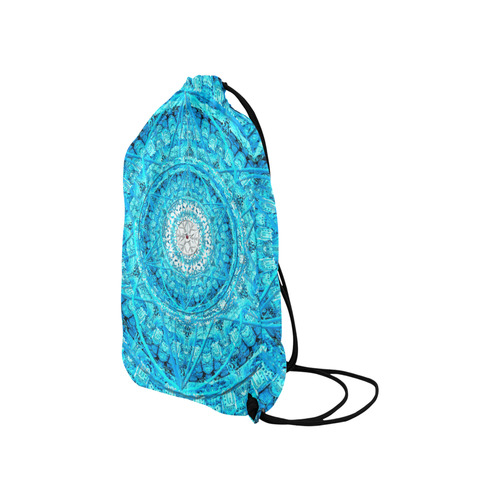 Protection from Jerusalem in blue Small Drawstring Bag Model 1604 (Twin Sides) 11"(W) * 17.7"(H)