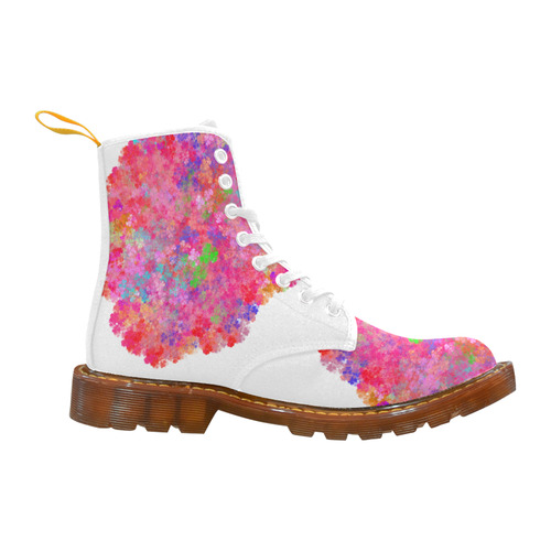 The Pink Party Colorful Splash Martin Boots For Men Model 1203H