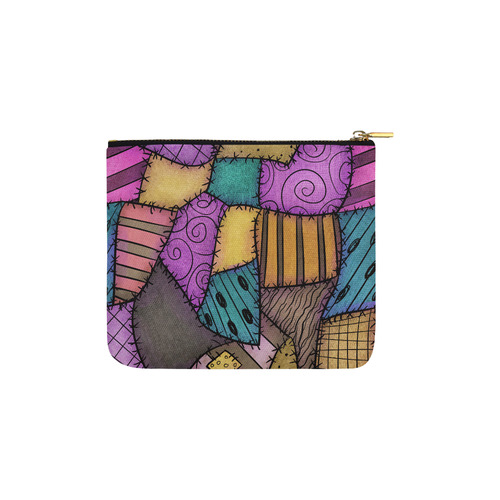 Patchwork Scraps Carry-All Pouch 6''x5''