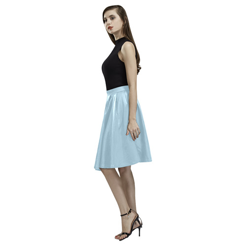 Aquamarine Melete Pleated Midi Skirt (Model D15)