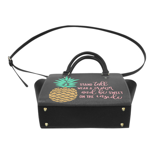 Stand_Tall_pineapple Classic Shoulder Handbag (Model 1653)