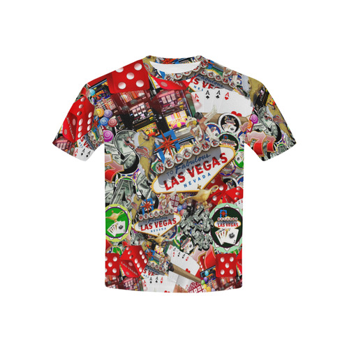 Las Vegas Icons - Gamblers Delight Kids' All Over Print T-shirt (USA Size) (Model T40)