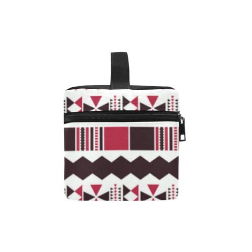 Red Aztec Tribal Lunch Bag/Large (Model 1658)