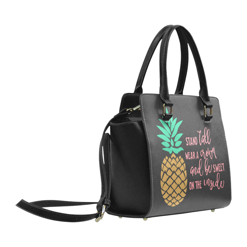 Stand_Tall_pineapple Classic Shoulder Handbag (Model 1653)
