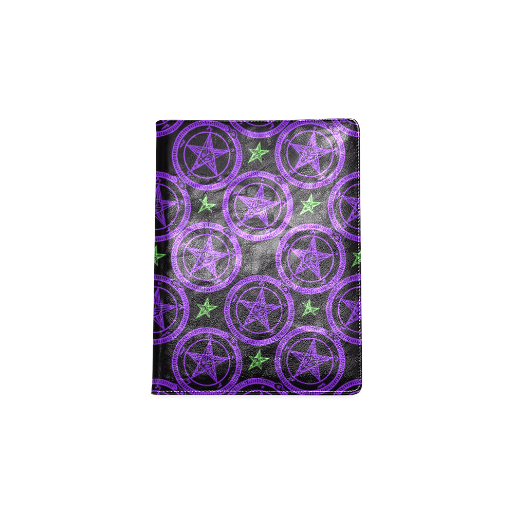 Pentgram Pattern Gothic Art by Tabz Jones Custom NoteBook B5