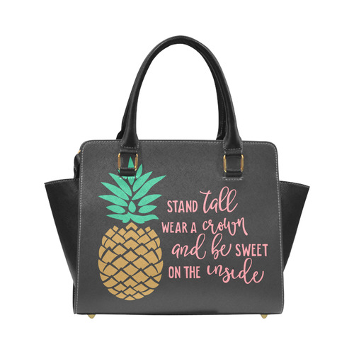 Stand_Tall_pineapple Classic Shoulder Handbag (Model 1653)