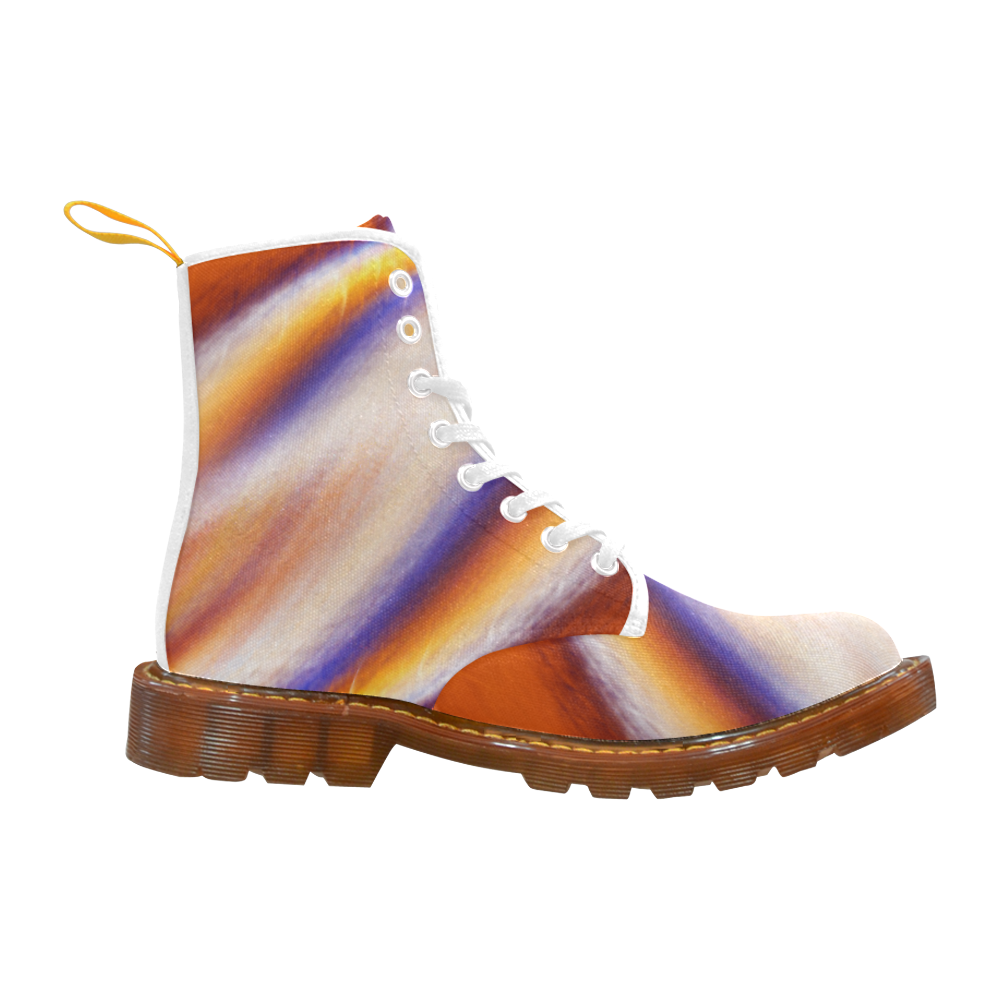 THE BIG WAVE Colorful Painting Martin Boots For Women Model 1203H