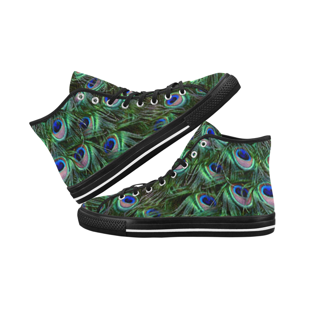 Peacock Feathers Vancouver H Women's Canvas Shoes (1013-1)