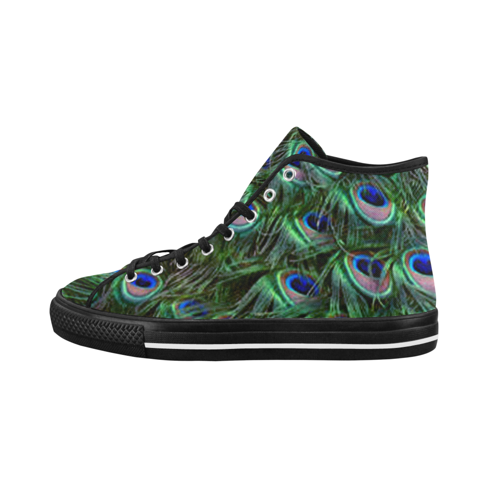 Peacock Feathers Vancouver H Women's Canvas Shoes (1013-1)