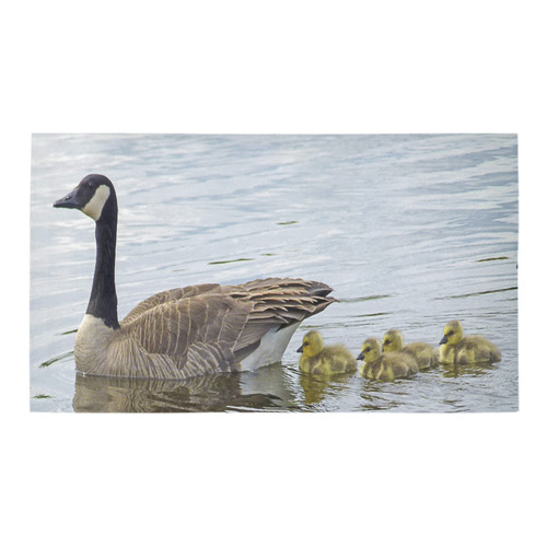 Goose And Baby Goslings Bath Rug 16''x 28''