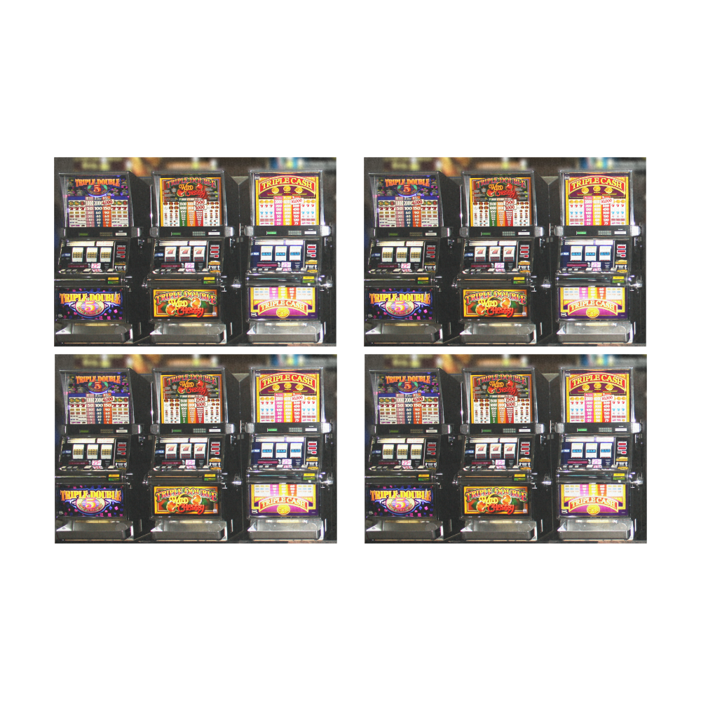 Lucky Slot Machines - Dream Machines Placemat 12’’ x 18’’ (Set of 4)